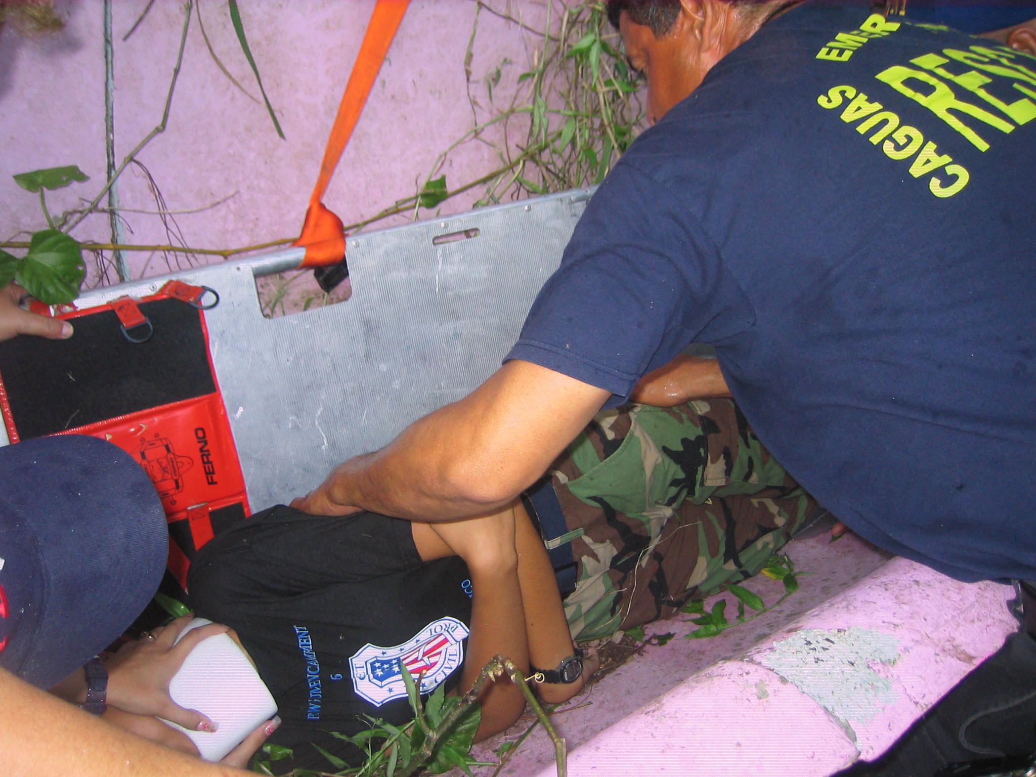 Practica de Busqueda y Rescate - Preparando Levantamiento