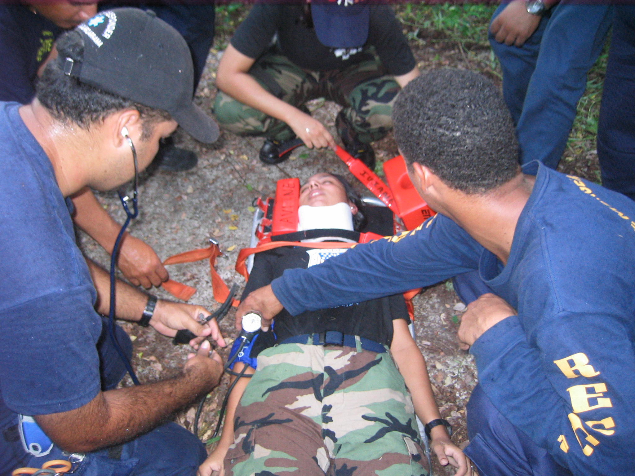 Practica de Busqueda y Rescate - Inmovilizacion